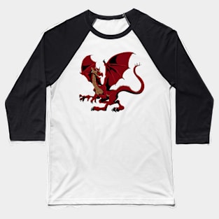 Cartoon Dragon Baseball T-Shirt